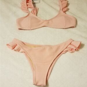 Sunygal bikini set ligth pink new with tags small